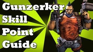 Borderlands 2 Gunzerker Skill Point Guide Salvador HD [upl. by Lorrac508]