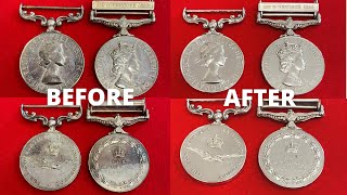 How to Clean British Military Medals [upl. by Hotchkiss]