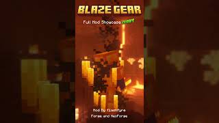 Blaze Gear Mod  Cinematic Minecraft Mod Showcase [upl. by Eecyak]