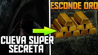 CUEVA SUPER SECRETA QUE ESCONDE ORO EN RED DEAD REDEMPTION 2 [upl. by Jessabell]