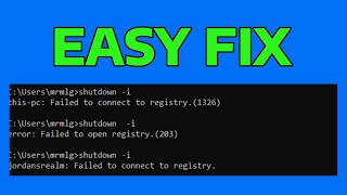 How To Fix Unable To Connect To Remote Registry in Windows [upl. by Merell]