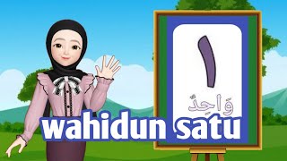 Wahidun satu Isnani dua  belajar angka dalam bahasa arab  lagu anak populer [upl. by Ecitnerp]