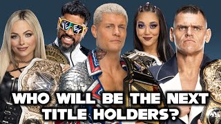 Predicting The Next Champion for EVERY WWE and NXT Title ft ChatGPT Picks [upl. by Adala927]