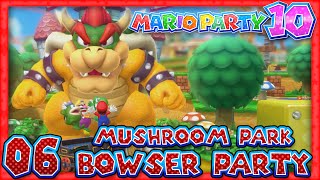 Mario Party 10 Part 06  Bowser Party Mushroom Park 5 Player [upl. by Nick]