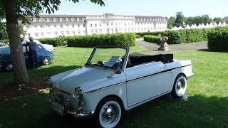 1962 Autobianchi Bianchina Exterior and Interior Retro Classics meets Barock 2015 Ludwigsburg [upl. by Eelah]