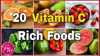 ✅ Vitamin C Rich Foods  20 Best Foods That Are High In Vitamin C [upl. by Cohe422]