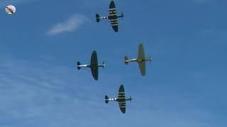 Battle Of Britain Memorial Flight 50th Anniversary Fairford 2007 [upl. by Halladba]