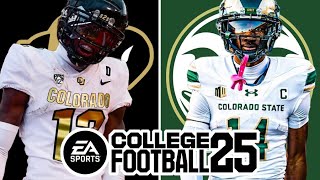 Colorado at Colorado State  Week 3 Simulation EA College Football 25 [upl. by Narcissus]