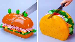 Realistic Fondant Cake Look Like Real  Awesome Colorful Cake and Dessert Compilation [upl. by Appleby144]