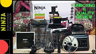 Ninja 3in1 Food Processor with AutoIQ Unboxing and Quality review [upl. by Audwin]