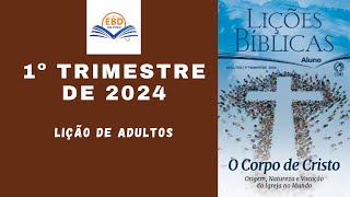 Apresentação do 1º Trimestre de 2024  CPAD Revista de Adultos [upl. by Madeleine]