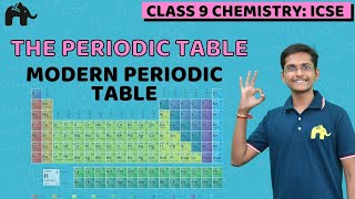 The Periodic Table Class 9 ICSE Chemistry  Selina Chapter 5Modern Periodic table [upl. by Gaskill]