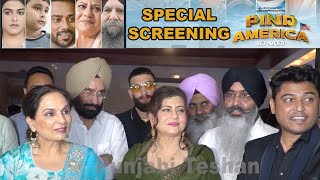 Pind America Full Special Screening  Bhinda Aujla  Amar Noorie  Kamaljeet Neeru  Punjabi Teshan [upl. by Ragen]