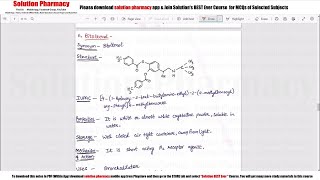 Class 18 Sympathomimetic Agents Part02  Medicinal Chemistry 01  Sympathomimetic Drugs [upl. by Rosene]