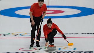 Curling als Auftakt Wettbewerbe in Peking gestartet  SID [upl. by Timus310]