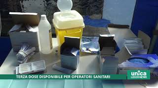 Terza dose disponibile per operatori sanitari [upl. by Eiahpets729]