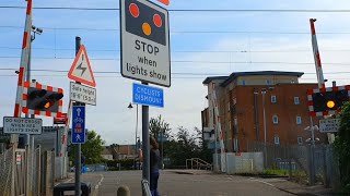 Rainham Level Crossing London [upl. by Adnauqahs]