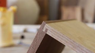 How to Make a Half Blind Lock Joint [upl. by Dnomra548]