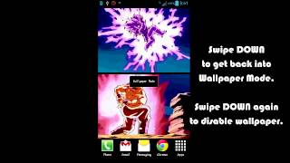 Goku VS Vegeta  Android Live Wallpaper LITE [upl. by Oned655]