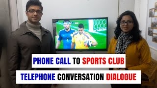 DELF A1 A2 French Beginners Dialogue  Phone Call to Sports Club Inquire About Yoga Classes [upl. by Aianat570]