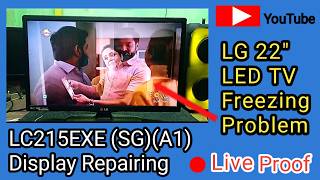 LC215EXE LG 22 inch led tv panel  freezing problem repair amp solved [upl. by Ramel]