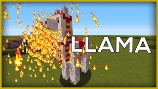 ☑ Minecraft How to make a FIRE SPITTING LLAMA [upl. by Assennev]