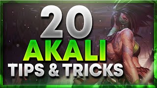 20 Akali Tips amp Tricks 🧐  S12 Akali Guide [upl. by Eseryt]