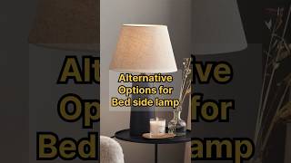 Alternative Options for Bed side lamp 🪔 home homeinterior homedecor video interiordesign [upl. by Mok]