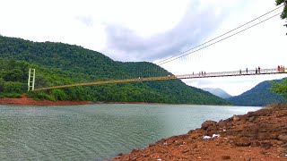 Shivapura Hanging Bridge Yellapur  Tourist places to visit near yellapur  Uttarakannada [upl. by Haret743]