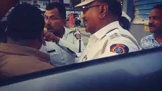 Pune Traffic police dadagiri part 2 [upl. by Enetsirk]