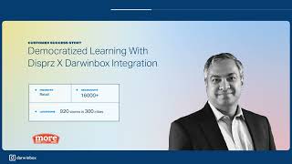 More  Democratized Learning With Disprz X Darwinbox Integration [upl. by Gayn]