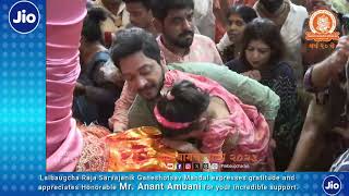 Shreyas Talpade at Lalbaugcha Raja 2023 [upl. by Isherwood]