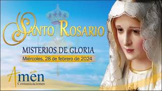 Santo Rosario en Audio l Misterios de Gloria l Amen Comunicaciones [upl. by Trellas234]