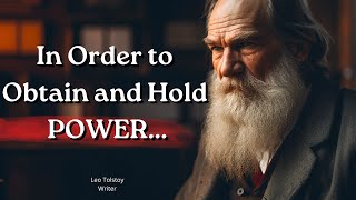 The Essence of Tolstoy Quotes That Challenge Conventional Thinking [upl. by Adnolor]