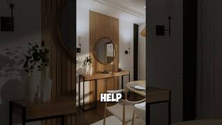 How to Create a Scandinavian Dining Space with Sleek Wood and Minimalism highlights interiordesign [upl. by Nelleeus]