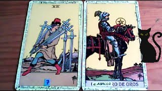 Combinaciones tarot con el OCHO de ESPADAS  ARCANOS MENORES DE OROS Por TARA [upl. by Yerxa]