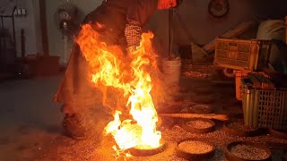 Process of Melting Brass to Make Beautiful Korean Brassware [upl. by Akeemahs437]