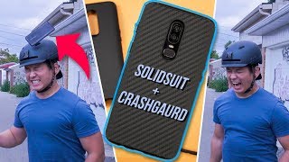 The BEST OnePlus 6 Cases  RhinoShield SolidSuit and CrashGuard Case for OnePlus 6  Review [upl. by Caylor]