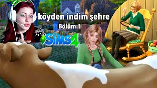 Köyden indim şehre  Bölüm 1  The sims 4 oynuyoruz [upl. by Yrehc]