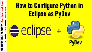 How to Configure Python in Eclipse as PyDev [upl. by Leiruh]