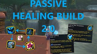 Resto Shaman PASSIVE Healing Build 20 for The War Within [upl. by Atiuqehs]