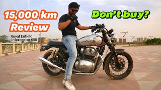 15000km on a Royal Enfield Interceptor 650  Long Term Review [upl. by Venetia]