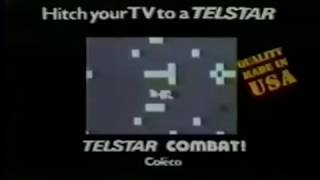 Combat Telstar Coleco Video Game Ad 1977 windowboxed low quality [upl. by Esinyl]