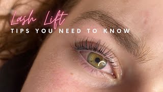 Lash lift tips amp tricks [upl. by Joey221]