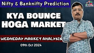 Nifty amp Banknifty Prediction for Tomorrow 09th Oct 2024 by Rk Trading [upl. by Gnehs]