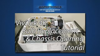 ViviTek HK2288 Bulb Replacement amp Chassis Opening Tutorial [upl. by Grieve]