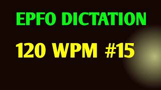 120 wpm dictation ll 120 wpm hindi dictation ll [upl. by Barvick]