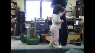 4yearold girl with low tone pronation  JumpStart Leap Frog  Cascade Dafo [upl. by Hgielac822]