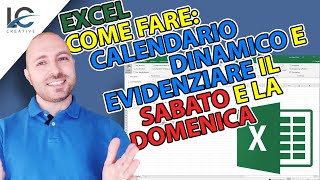 Tutorial Come fare un Calendario Dinamico evidenziando il Sabato e la Domenica [upl. by Acirderf]