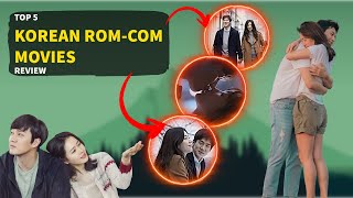 Top 5 Korean RomCom Movies You Must Watch  Laugh Love Repeat  FilmyKaarwan [upl. by Natsirk855]